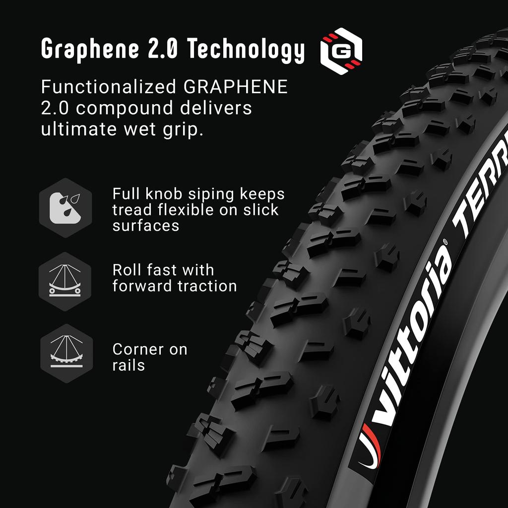 Vittoria Terreno WET TNT Tubeless Ready G2.0700x33c Schwarz/Grau