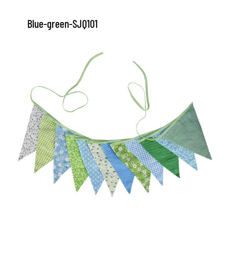 Large Cotton Triangle Flags for Parties and Outdoor Events