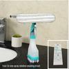 Multifunctional Double-Sided Glass Cleaning Brush with Squeegee, Sponge, Floor Brush, Spray Bottle, and Window Wiper