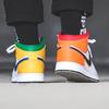 Jordan 1 Mid GS White Court Purple Teal 554725-128