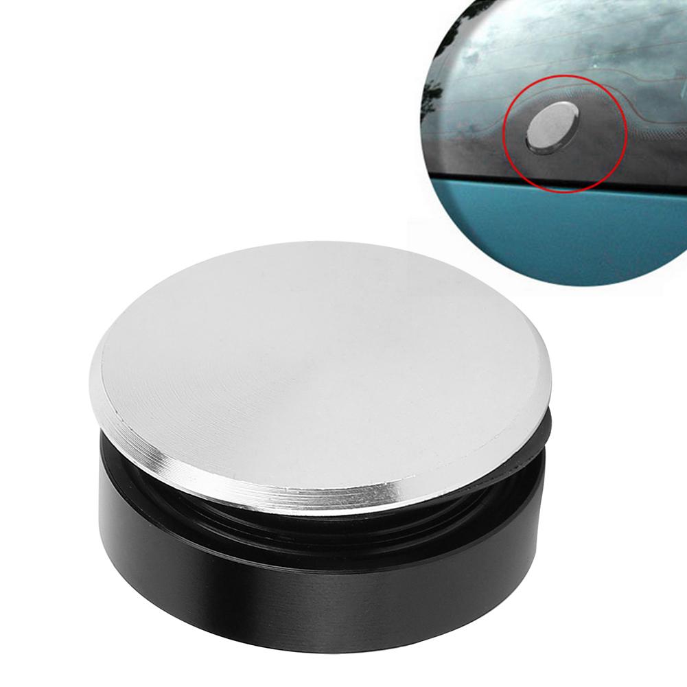 Vehicle Rear Wiper Delete Plug Cover Kit Accessory Fit for  (Silver)