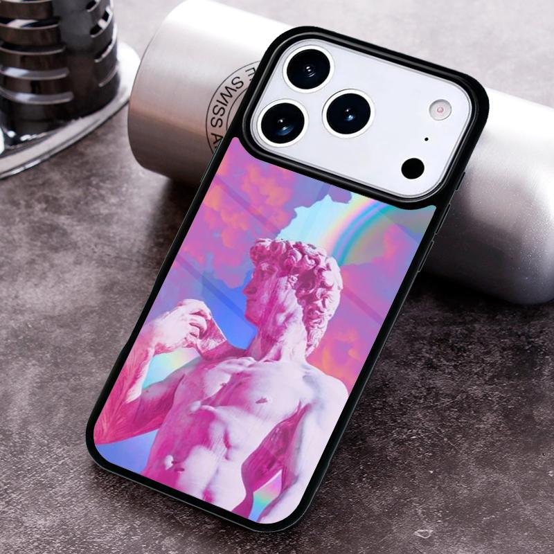 David Statue Abstract Art Phone Case For iPhone 17 16 15 14 13 12 11 Pro Max Plus 17Air Soft Silicone Cover