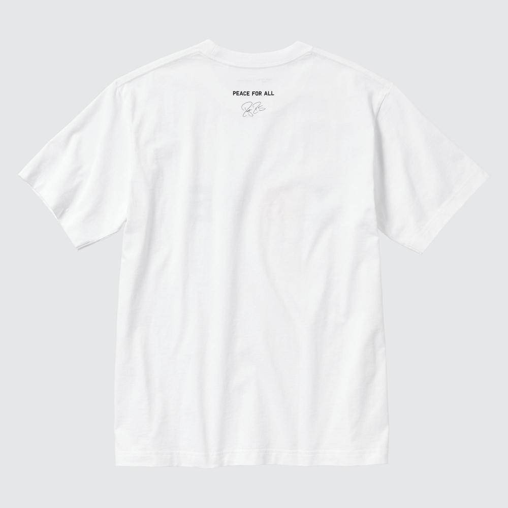 Uniqlo Japan Peace For All Graphic T shirT  shorT Sleeve  Regular fiT  Roger Federer