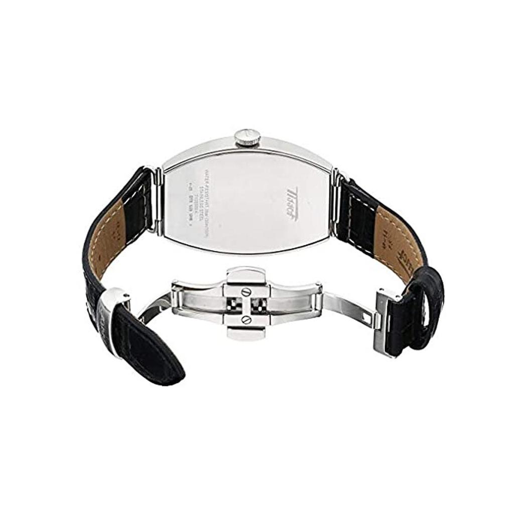 Tissot Porto Collection Quartz Movement Unisex Watch 42.5mm Black Dial Stainless Steel Case T128.509.16.052.00