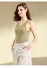 Autumn new product with mulberry silk, skin friendly, breathable round neck, comfortable base vest, women's inner and outer wear, slimming top
