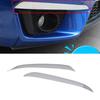 For Honda Fit Jazz 2014 2015 2016 2017 Car Body Head Front Fog Eyebrow/Trim Light Lamp Frame Stick ABS Chrome Cover Hood Stick