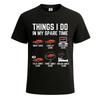 Dinge, die ich in meiner Freizeit mache Auto Liebhaber Lustiges T-Shirt Für Herren Neuheit T-Shirt Top