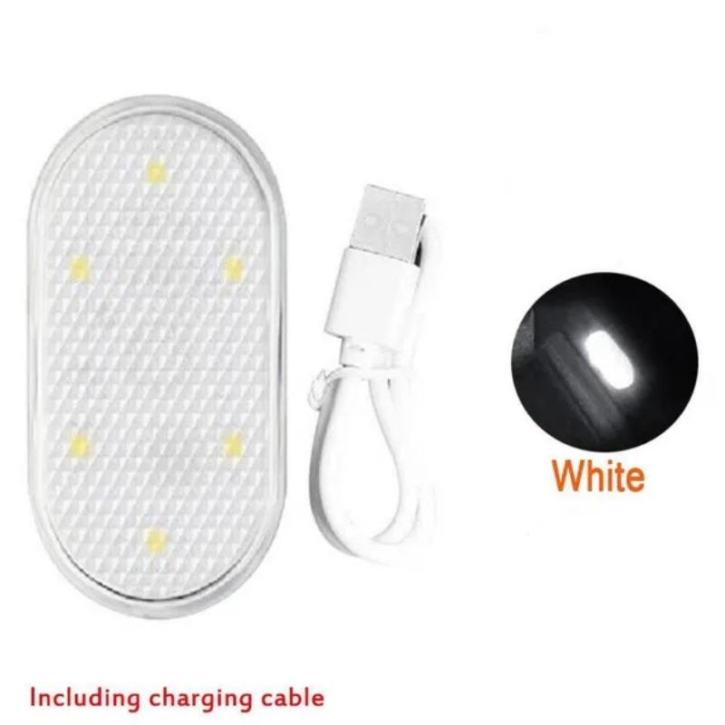 

1 Pc Car Interior LED Light Car Reading Lamp USB Charging Car Light Car Accessories белый