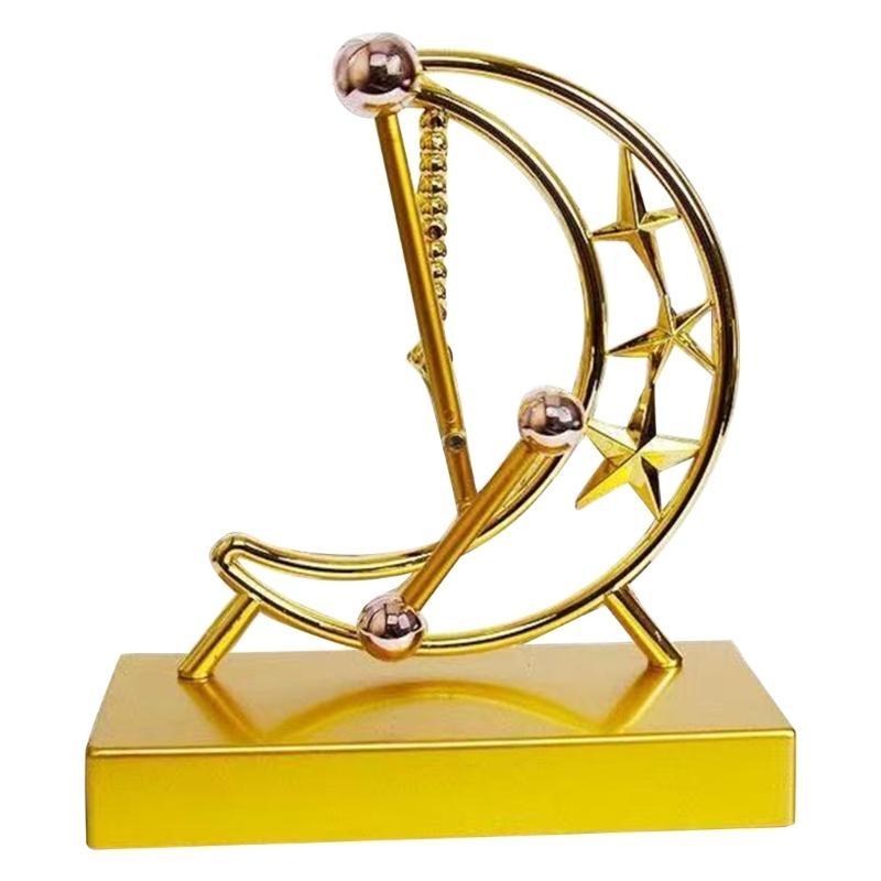 Administrator Desk Calm Rest Steel Sphere Motion Sculpture For Concentration Creativity Gift