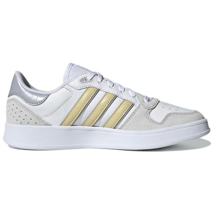 (WMNS) adidas Breaknet Plus 'White Gray Yellow' Women's GX8206