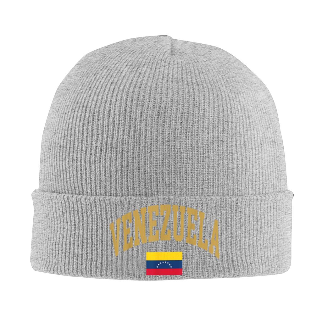 Men Women Unisex Venezuela Flag Beanie Hats Knit Hat Spring Kpop Caps Pattern Thermal Elastic Bonnet Hats