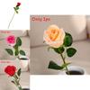 Artificial Silk Rose Bouquet For Wedding Decor Home Styling Photography Props