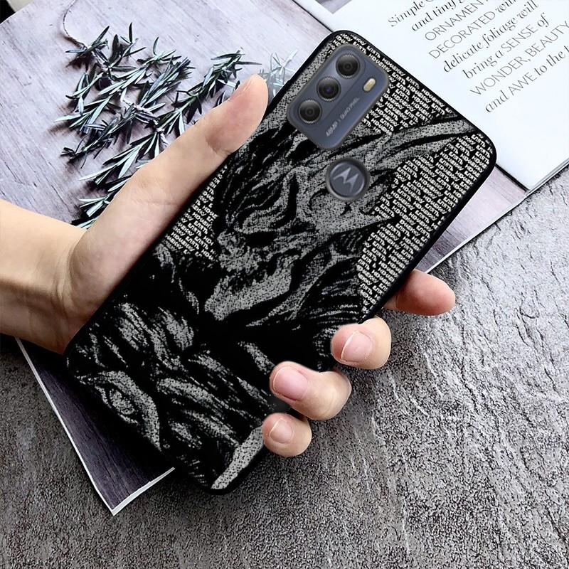 Berserk Guts Phone Case For Motorola Moto G Stylus 5G G Play G Power G 5G G Pure E20 E32 E40 E13 Edge 50 Pro 50 Fusion