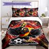 Germany Football Printed Bedding 3 Piece Set Cozy Breathable Bed Cover Set As Housewarming Holiday Gift