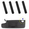 4Pcs Sun Visor Repair Tube Kit For Jeep For Wrangler For JK 2007-2017 Sun Visor Repair Tubes Kit Side Sunvisor Installations