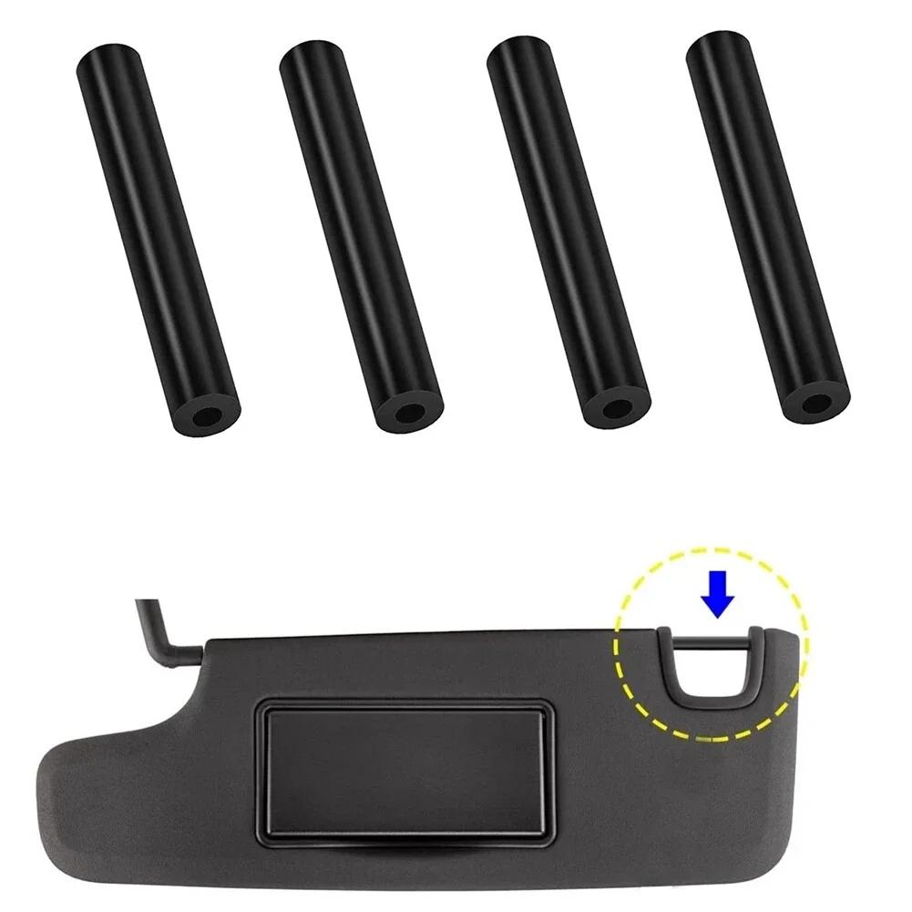 4Pcs Sun Visor Repair Tube Kit For Jeep For Wrangler For JK 2007-2017 Sun Visor Repair Tubes Kit Side Sunvisor Installations