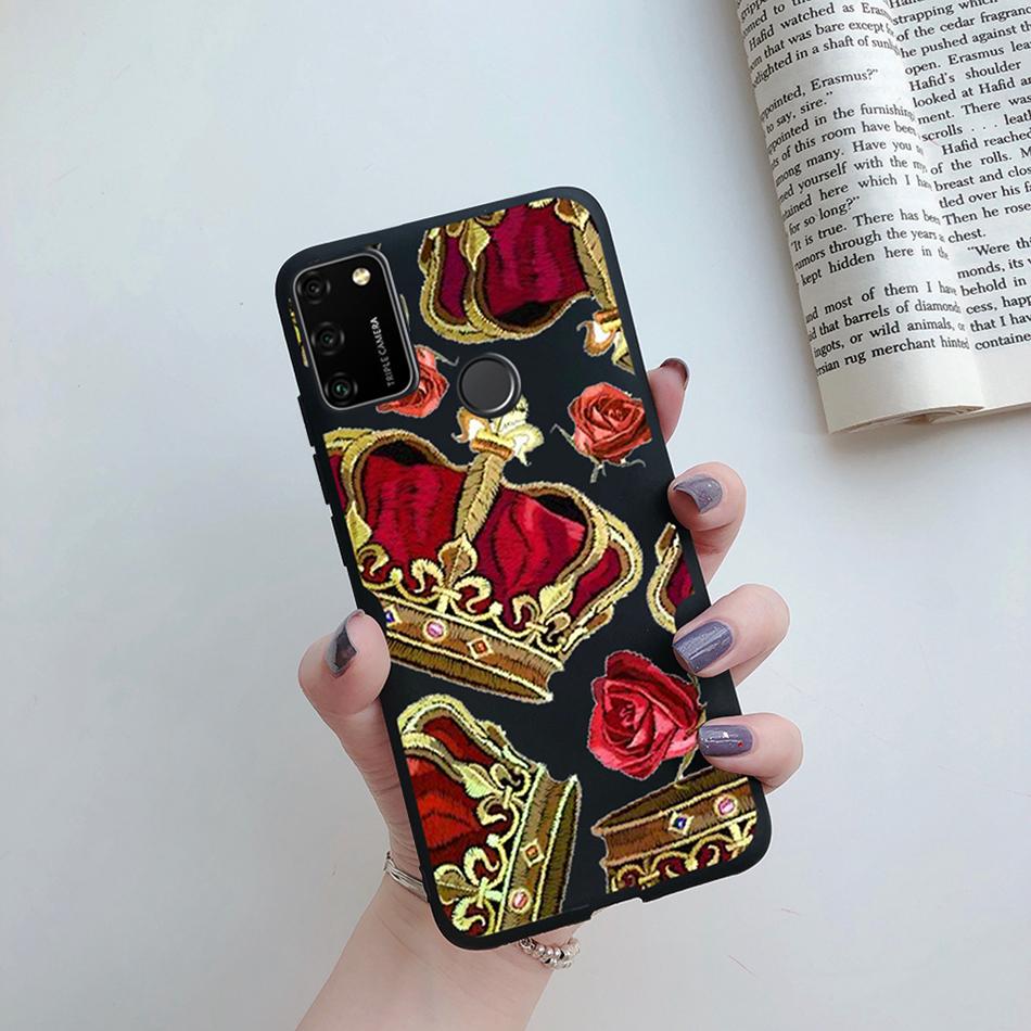 For Huawei Honor 9A Case 2020 Silicon Cover Soft Bumper Coque For Huawei Honor 9A Phone Cases MOA-LX9N Honor9A Love Heart Funda