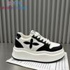 2025 New European Four-leaf Clover Thick-soled Heightening Versatile Little White Shoes Muffin Sports Shoes Casual Board Shoes Trendy Women's Models