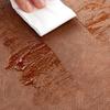 New Washed Square Placemat Double-Sided Wipeable PU Leather Placemats Heat Resistant Kitchen Table Mat Cowhide Pattern Placemat