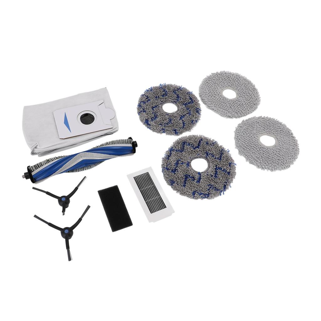Replacement Parts for X5 PRO ABS Robot Vacuum Filter Brush Mop Pad Dust Bag Set Vacuum Cleaner Accessories