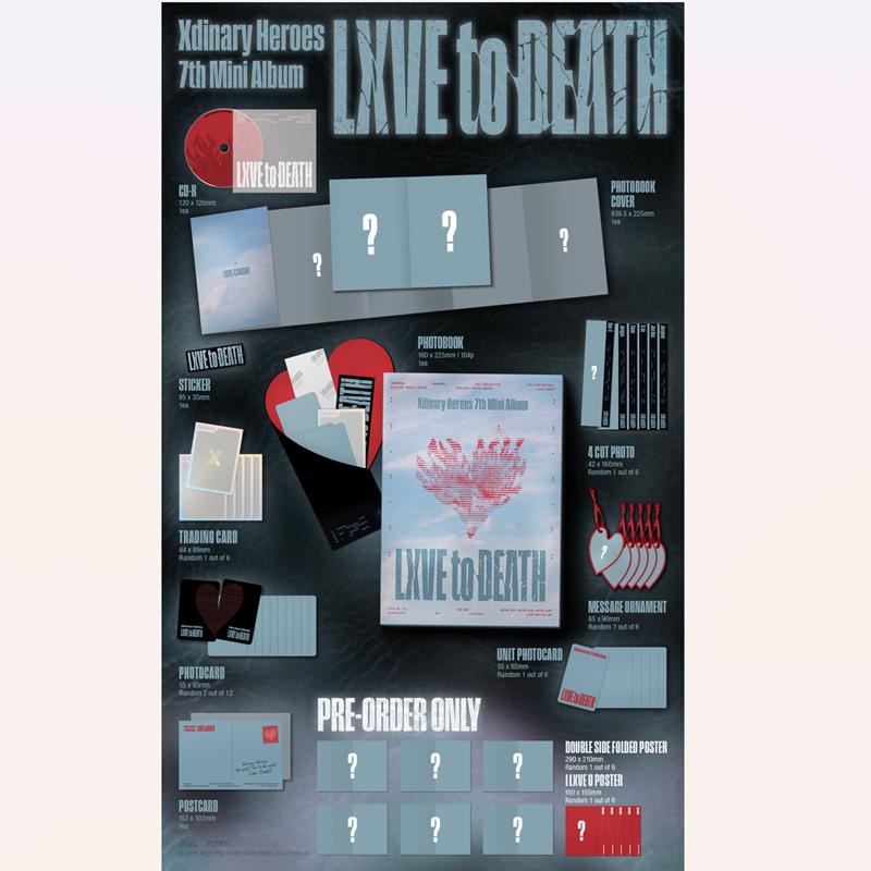 [Pre-order]Xdinary Heroes - Mini 7th Album [LXVE to DEATH](Online Benefit)