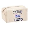Multifunction Pouch I Can't Loto Birthday Christmas Gift Personalized Original Idea | School Pencil Case Office Supplies