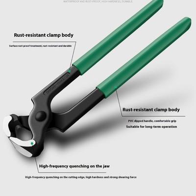 Multifunction High Carbon Steel Claw Pliers For Woodworking Projects Shoe Maintenance with Ergonomic Design Professional