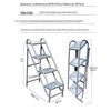 Nuodeweiya Carbon Steel Folding Step Ladder