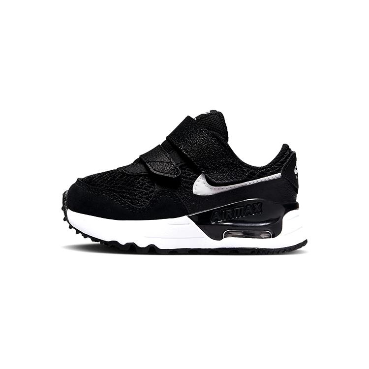 

Nike Air Max SYSTM Cushioning, Wear Resistant Low top Toddler Shoes Black Infant And Toddler DQ0286-001 25