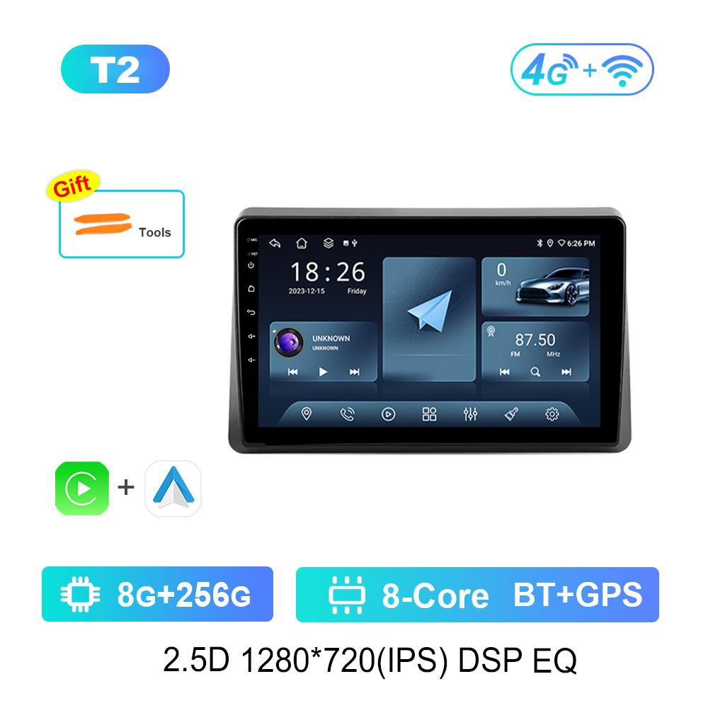 Pentru Renault Master 2019 - 2022 Radio Auto Android Multimedia Player Video Bluetooth DSP Stereo WiFi GPS Ecran Tactil HD carplay