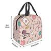 Custom Pink Doctor Nurse Insulated Lunch Bag for School Office Enfermera En Apuros Portable Cooler Thermal Lunch Box Women