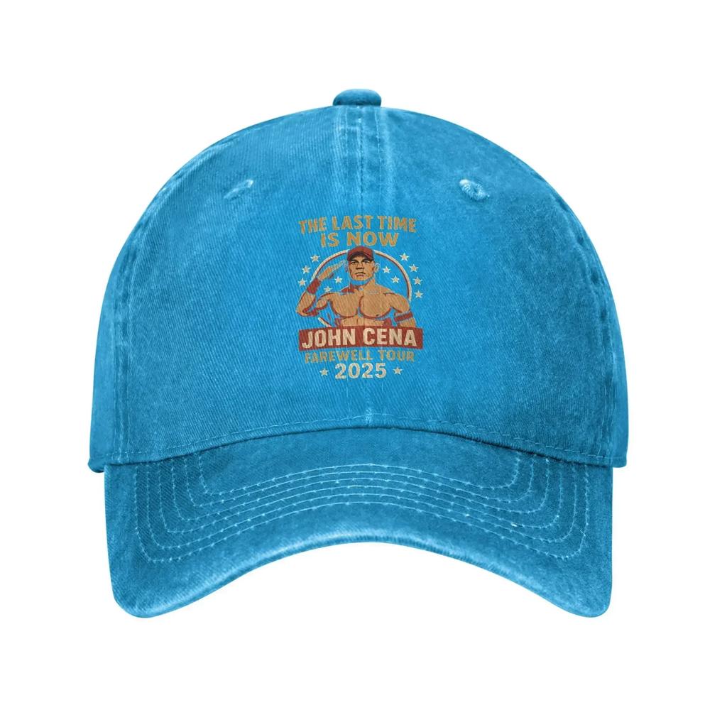 John Cena Never Give Up Baseball Caps Vintage Distressed Cotton Headwear Unisex Outdoor Activities Adjustable Fit Caps Hat