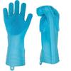 Dishwashing Gloves Silicone Reusable 2 sided Foaming Heat Resistant Scrubber for Kitchen 1 Pair