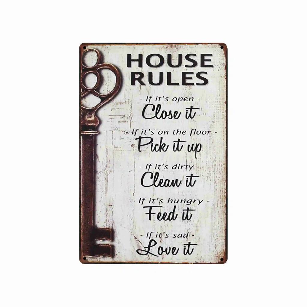 [ DecorMan ] BBQ Kitchen  Metal Signs Custom Wholesale Painting Bar Decor DD-1688
