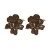 Cross Border Trendy Exaggerated Layered Style Oil Drip 3D Flower Earrings Vintage Hong Kong Style Ear Studs For Women