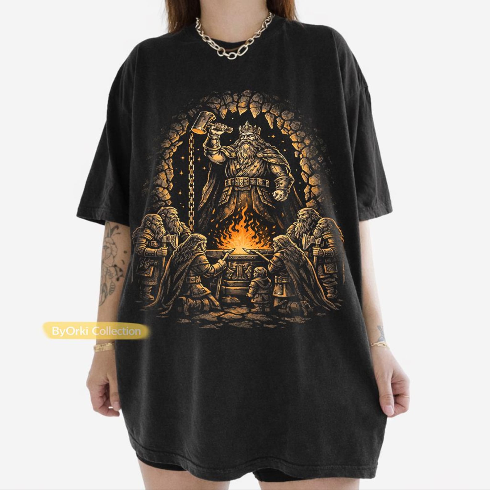 Aulë Silmarillion T shirt, Tolkien Inspired LOTR Shirt, Smith of the Valar Tee, Gift For Women and Men Unisex T shirt M