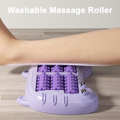 Abnehmbare Fußmassage-Rolle Plantarfasziitis Schmerzlinderung Tiefengewebe Muskelkater Entspannung Physiotherapie Fußmassagegerät mit 32 Rollen