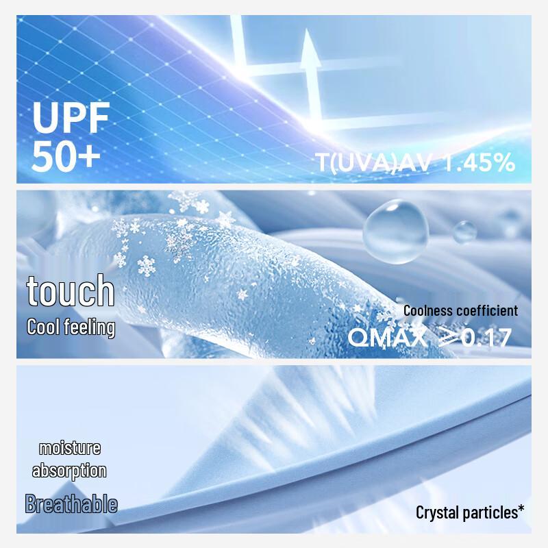 JEANSWEST LIFE Men's Ice-Feel UPF50+ Hooded Sun Protection Jacket