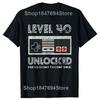 Funny Level 40 Unlocked Graphic Tshirts Men Womens Fashion Casual Born in 1984 TShirt 40 Years Old 40th Oversized T Shirt