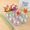 Variety Magic Flashing Bubble Wand Light-up Spin Rainbow Bubble Ball Toy For Kid