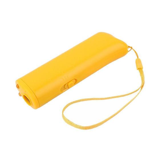 Ultrasonic Dog Repeller Stop Barking Bad Behavior LED Flashlight Portable Design Multifunctional Dog Repeller