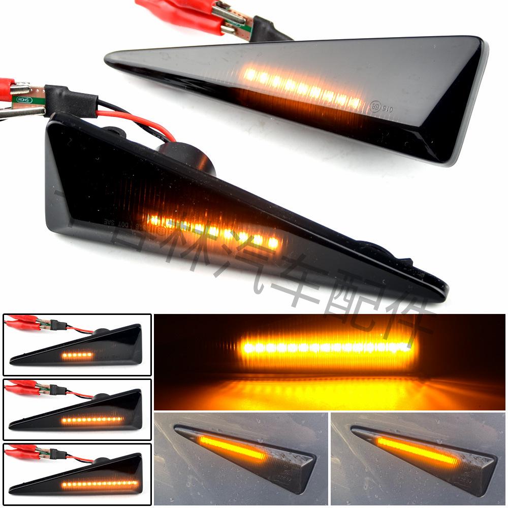 Amber LED Fender Side Lights for Renault Megane Scenic Thalia MK2 & Espace Sequential