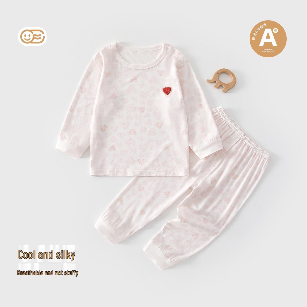 

Summer Infant Modal Pajama Set - Long Sleeve, Soft A-Class Base Layer for Children 73