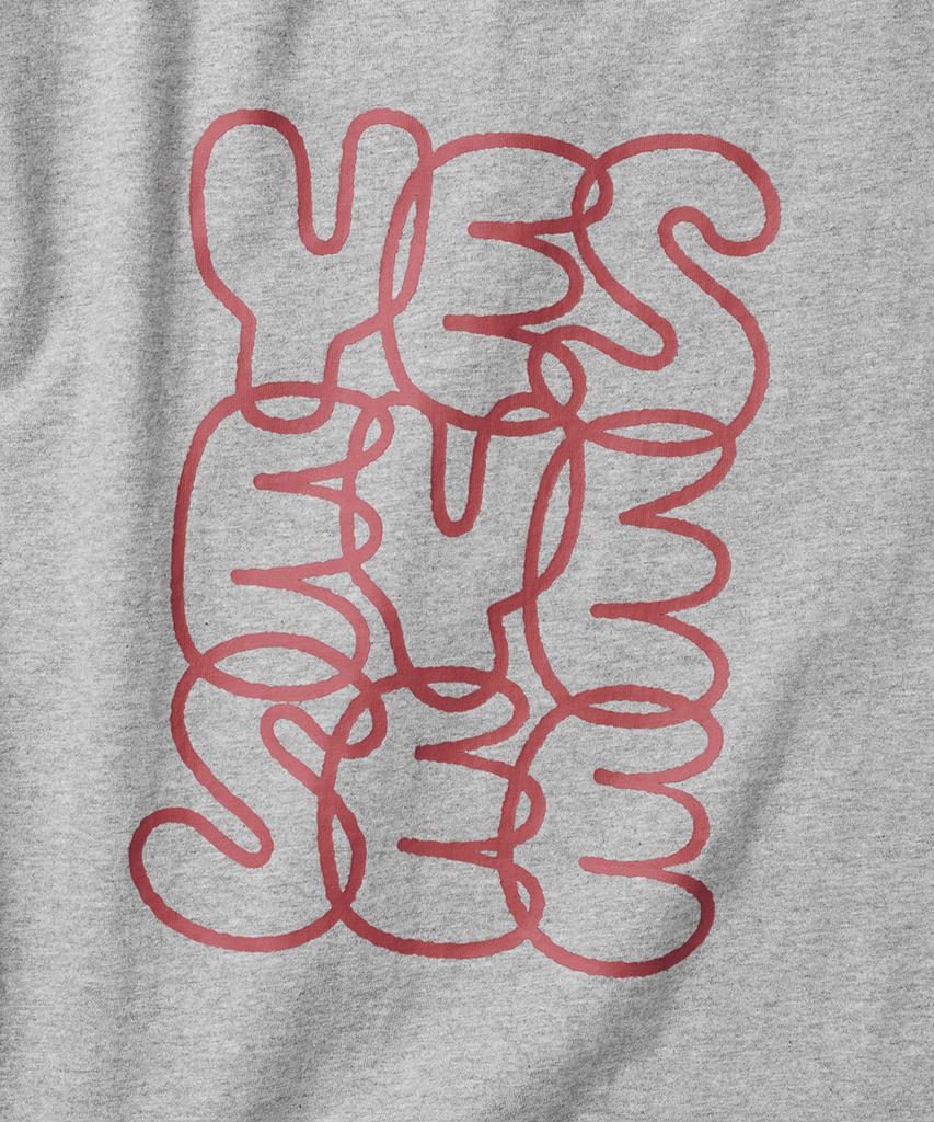 YESEYESEE C-Logo Tee Grey