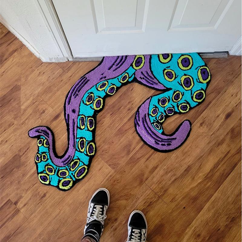 

Придверные коврики Octopus Kraken Tentacles Ковер для дома Спальни Декоративный Ковер для гостиной Ванной Комнаты Кухонный ковер 60x90cm