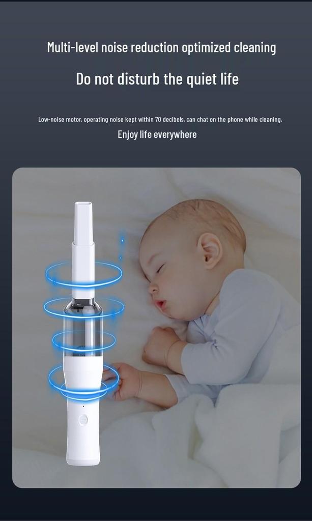 Portable Handheld Wireless Vacuum Cleaner for Home and Car Use