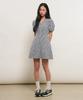 GENERALIDEA Voluminous Mini Dress [Check] / Gf2Lop511