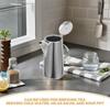 1.5L Stainless Steel Cold Water Jug Kitchen Pitcher Ergonomic Handle Drip-Free Spout Multipurpose Beverage Pot for Home and