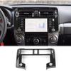 Carbon Fiber Central Navigation Dashboard Frame Cover Trim Bezel for 4Runner 20+