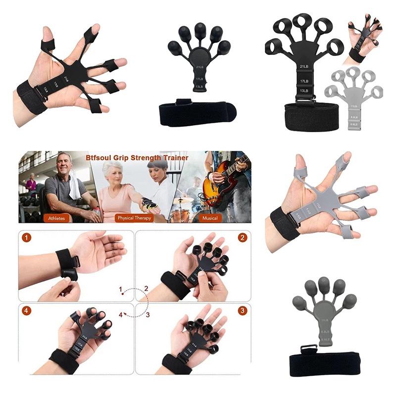 Grip Strengthener Finger Stretcher Hand Training Elastic Band Fitness Equipment